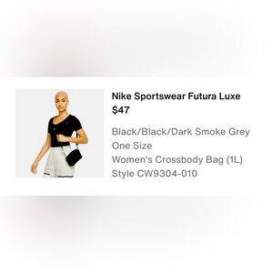Nike Sportswear Futura Luxe Crossbody Bag